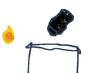 Welp it was all burnt so