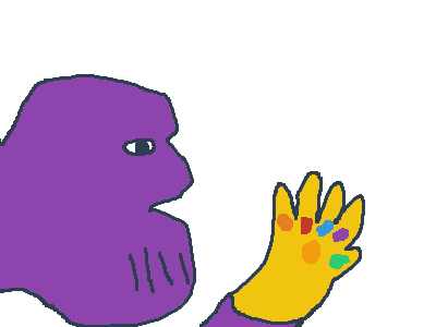 when thanos has the gaunlet