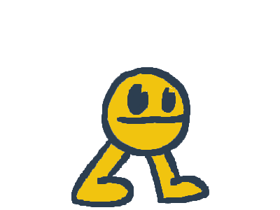 PAC Man with legs