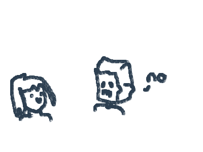 my friend irl tryin' to get me to reveal myself