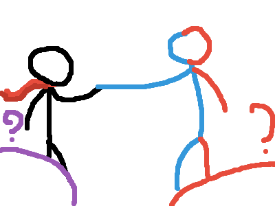 black stick, meet mr. halvsies