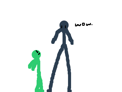 just a drawing of me but I have really long legs