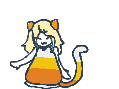 Kitty Corn :3 (Candy corn costume)