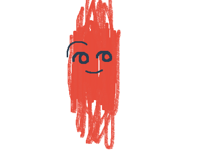 Senpai but he demon spirit thing form