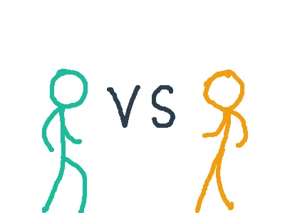 aqua green vs orange
