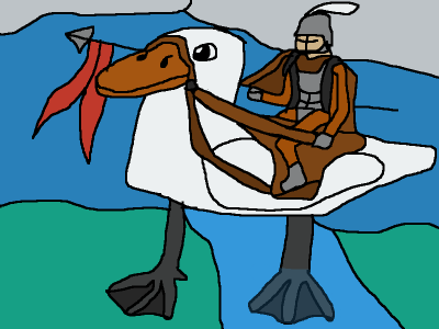 Goose rider