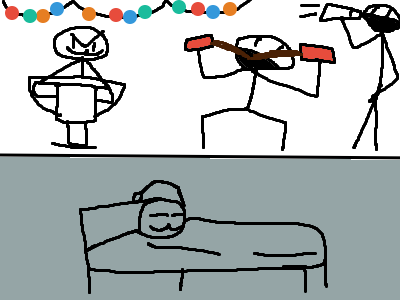 2 types of peoples at night