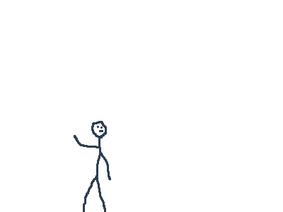 man gets squished by bigger man