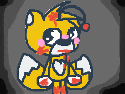i tried drawing tails doll