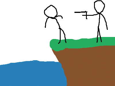 Sploosh goes the dead body