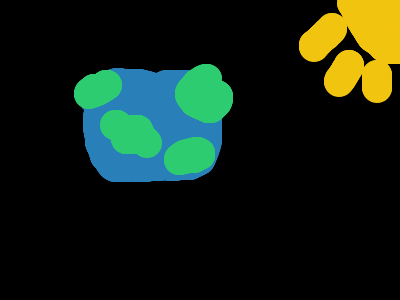 the moon space bird saves the earth from asteroid