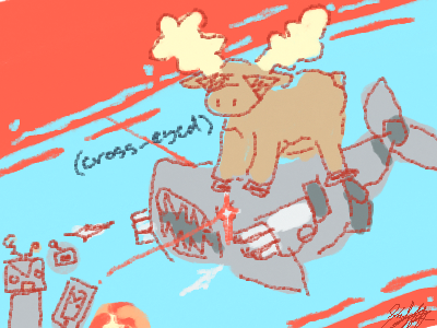 silly goofy doodle req. by @spoinko