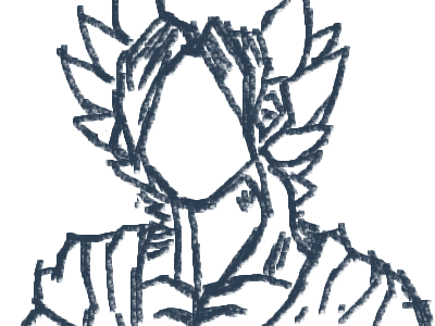 Very Bad Goku Sketch.