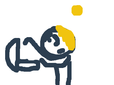 Me working on my animations