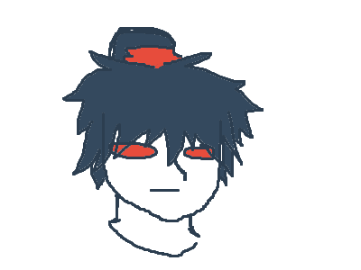 My sister is happily combing my hair into a ponyta