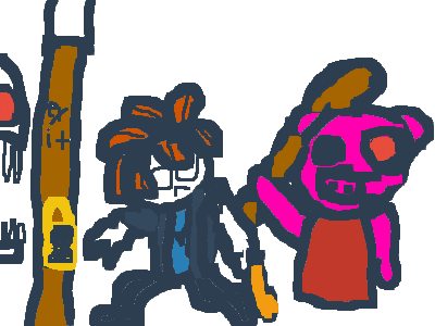 bacons and piggy: all are scared of one thing