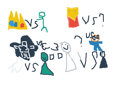 challengers for the monster and youtuber fight?