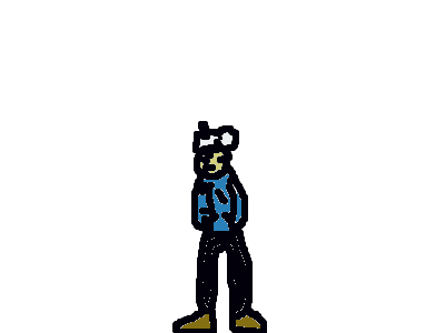 My oc squad character. Colored