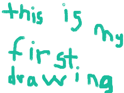 my first drawing don't laugh :(