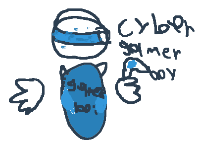 cyber gameir boy draw oc challenge