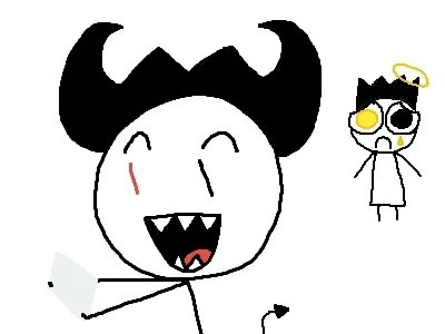 PlanetAntDemon realizing he has fan art
