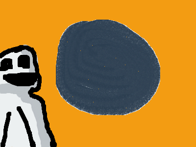 He is happy now... but he doesnt realise he has to