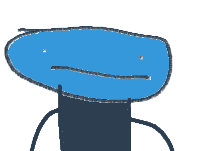 Blue man group be like