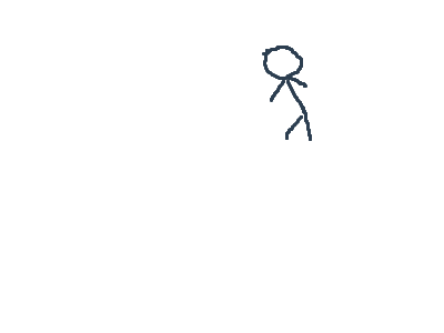 Running from a monster