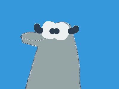 A Female-dinosaur takes the nickelodeon glasses, p