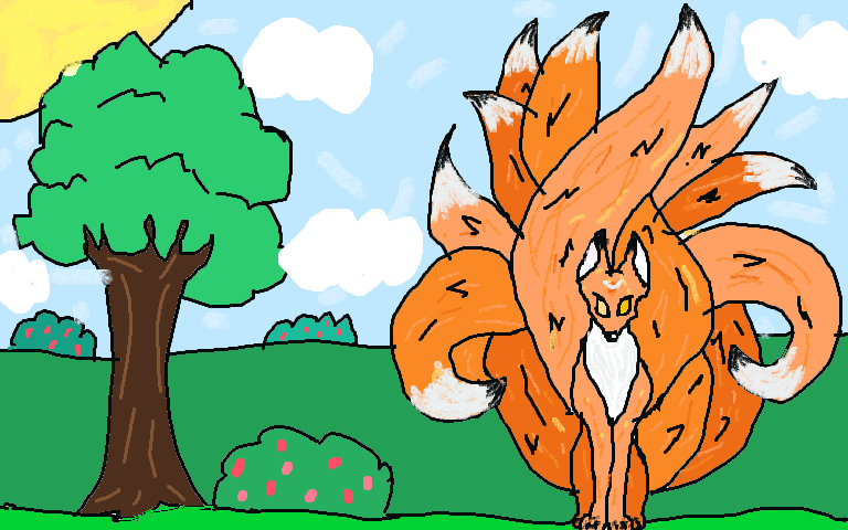 :) 9 tailed fox 
