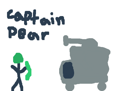 Fruit People Captain Pear