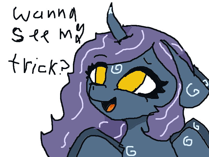 wanna see a trick? AHHH- *plop*