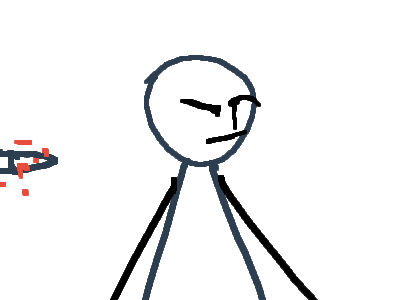 At that moment he knew he flapped up