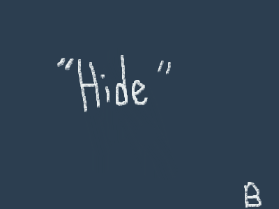 "Toy" Part 3b - Hide