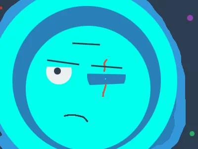 My oc crushing a star #solarballs