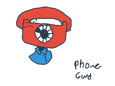 drawing FNAF SECURITY GAURDS day 3