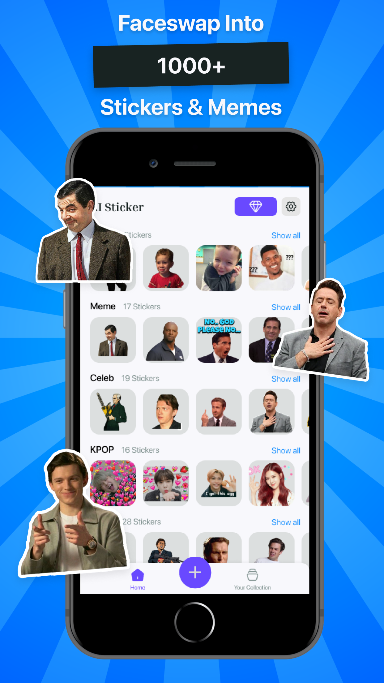Barefeet, Stico Ai Face Swap Sticker looking for testers Beta Family