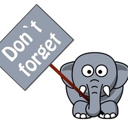 Just a reminder elephant clipart 1