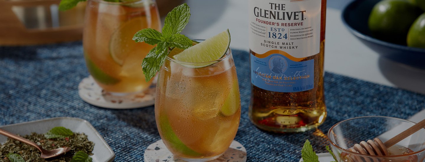 The Glenlivet Founder's Reserve Mint Lime Splash The Glenlivet Founder's Reserve Mint Lime Splash