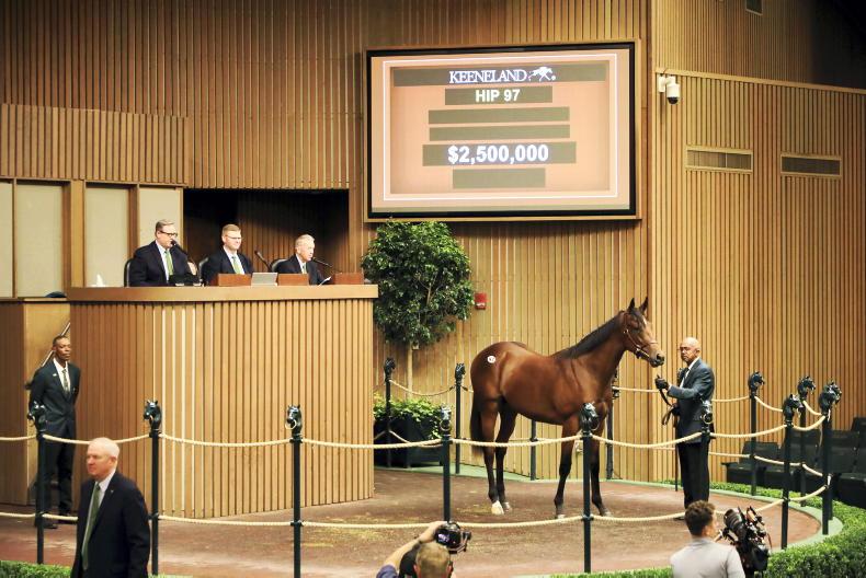 KEENELAND SEPTEMBER YEARLING SALE Stunning start as demand soars at