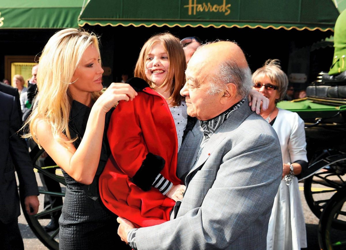 Caprice, Kirsty & Mohamed Al Fayed