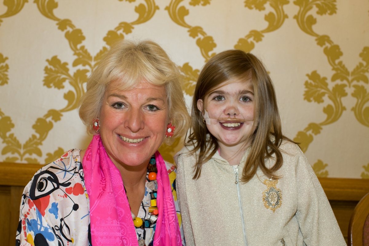 Carol Thatcher with Kirsty Howard