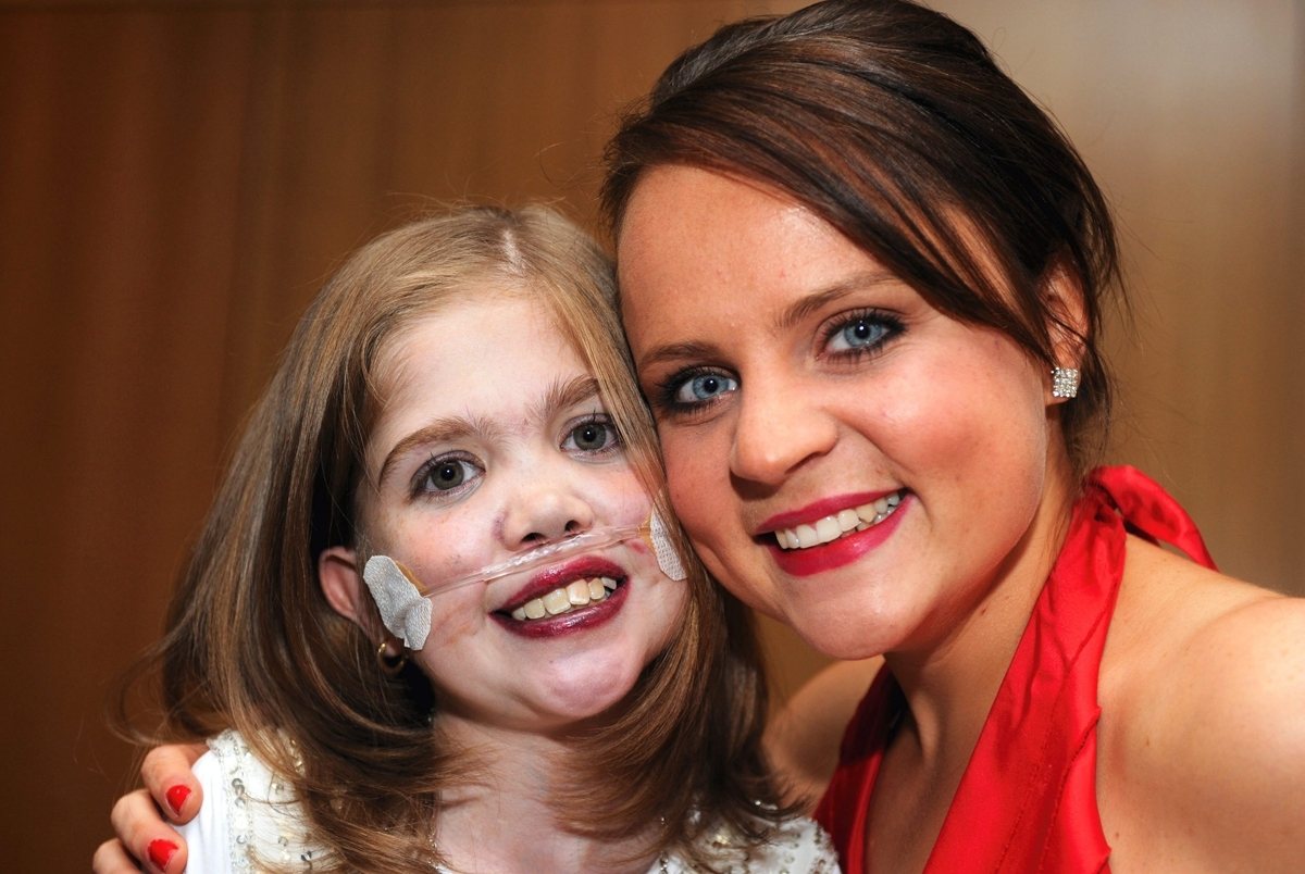 Kirsty with Vicky Binns