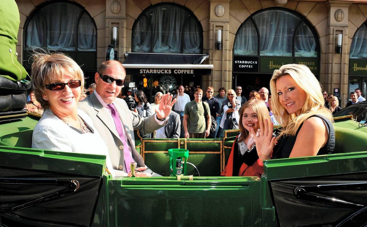 Sue Johnston, Phil Taylor, Kirsty & Caprice