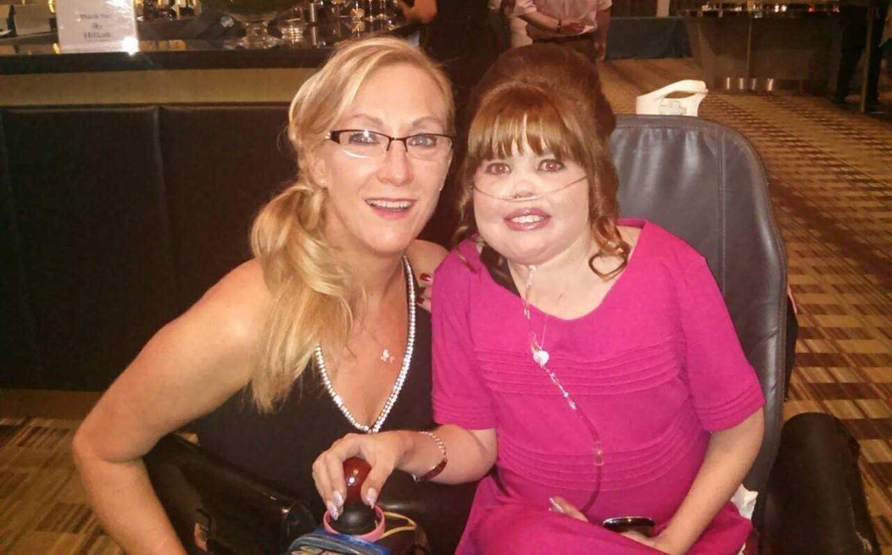 Patron Keri Hannigan with Kirsty Howard