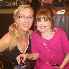 Patron Keri Hannigan with Kirsty Howard