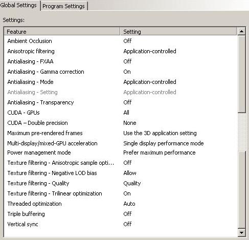 2600K Scaling Driver Settings