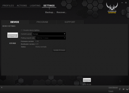 Corsair K70 RGB Review CUE 6