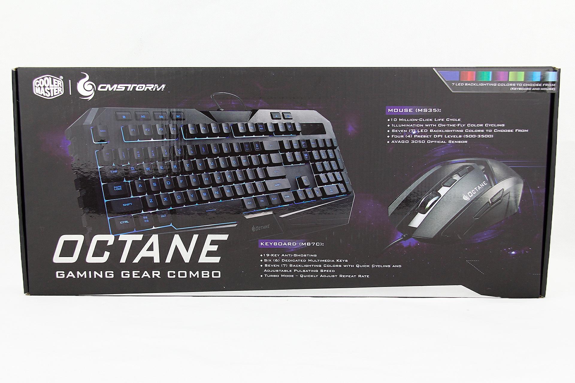 Coolermaster OCTANE gaming gear combo