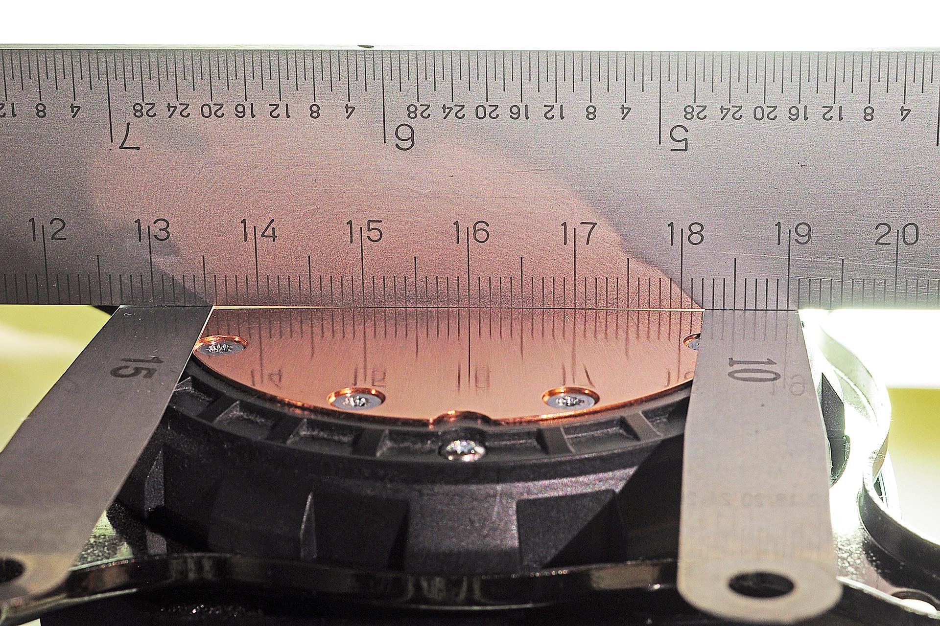 0075 ColdPlate CR Flatness 05 Corsair H100i GTX AIO CPU Cooler Review